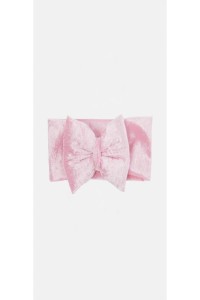 ΚΟΡΔΕΛΑ ΒΕΛΟΥΔΙΝΗ PILLOW BOW - ΡΟΖ