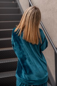 ΜΠΛΟΥΖΑ ΒΕΛΟΥΔΙΝΗ ΠΕΤΡΟΛ HOODIE