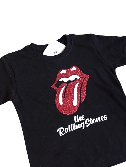 Black Rolling Stones T-shirt