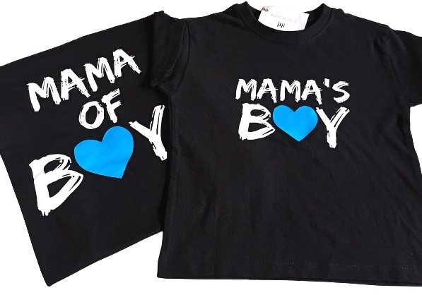 MAMA'S BOY / blue heart set