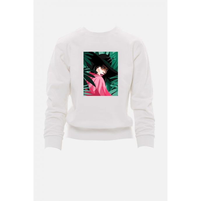 Sweatshirt Leaves Model