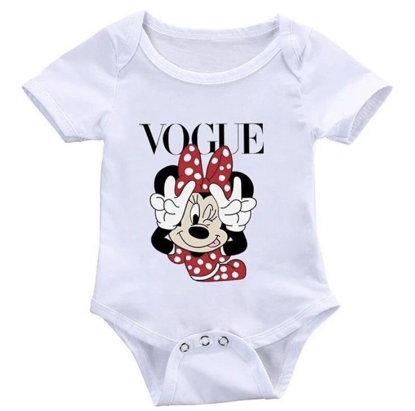 Bodysuit white Minnie vogue