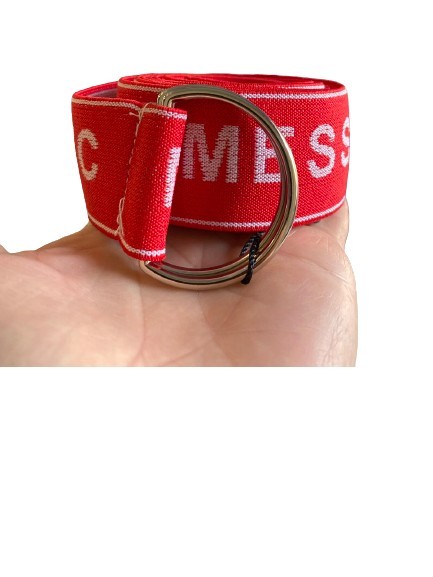 CHIC MESS BELT CORAL / RED