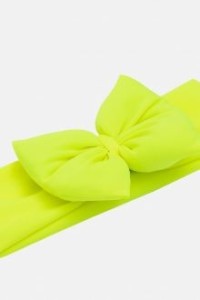 ΚΟΡΔΕΛΑ PILLOW BOW - ΝΕΟΝ ΚΙΤΡΙΝΟ