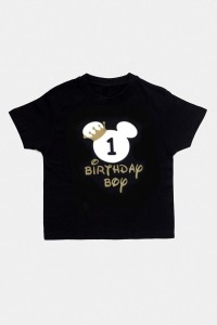 Μπλουζάκι μαύρο Mickey / birthday boy 1_0