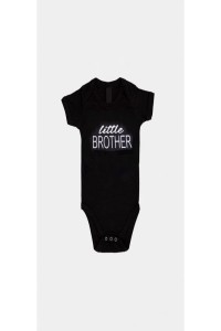 Bodysuit black little brother_0