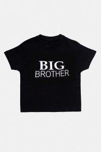 Σετ μπλουζάκια μαύρα big brother / little brother 