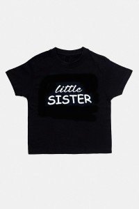 Μπλουζάκι μαύρο little sister