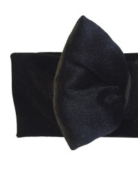 ΚΟΡΔΕΛΑ ΒΕΛΟΥΔΙΝΗ PILLOW BOW - ΜΑΥΡΗ