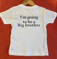 White t-shirt I've got a secret / big brother