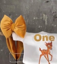  VELVET RIBBON PILLOW BOW MUSTARD_0