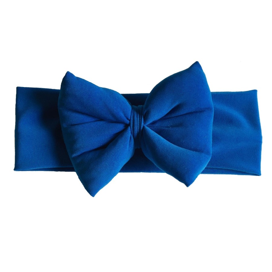 RIBBON PILLOW BOW - BLUE