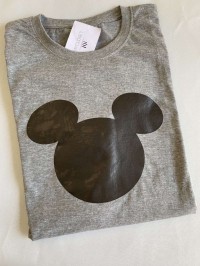 Mickey gray short-sleeved blouse