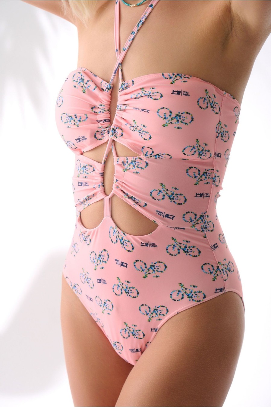 ΟΛΟΣΩΜΟ ΜΑΓΙΟ BIKES PINK - FOLEGANDROS