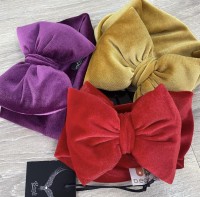 ΚΟΡΔΕΛΑ ΒΕΛΟΥΔΙΝΗ PILLOW BOW - ΜΩΒ