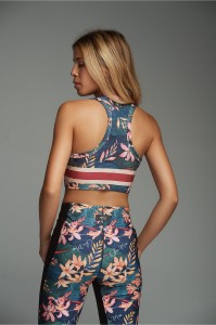 CROP TOP TROPICAL FLOWER - EMMA
