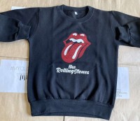 Παιδικό φούτερ μαύρο Rolling Stones