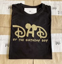 Μπλούζα κοντομάνικη DAD mickey mouse of the birthday boy _0