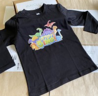 Μακρυμάνικο μπλουζάκι μαύρο cutest Dino  