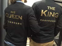 Φούτερ μαύρο THE KING 