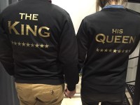 Φούτερ μαύρο THE KING 