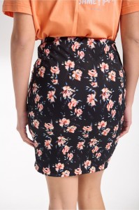 ΦΟΥΣΤΑ ΜΙΝΤΙ DOUBLE FACE FLOWER BLACK - ZINA