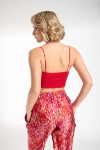 ΠΑΝΤΕΛΟΝI ΣΤΑΘΕΡΟ DOTS RED - FAY