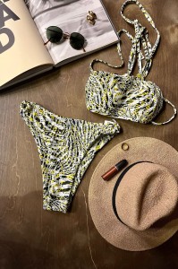 ΜΑΓΙΟ ΜΠΙΚΙΝΙ DOTS YELLOW