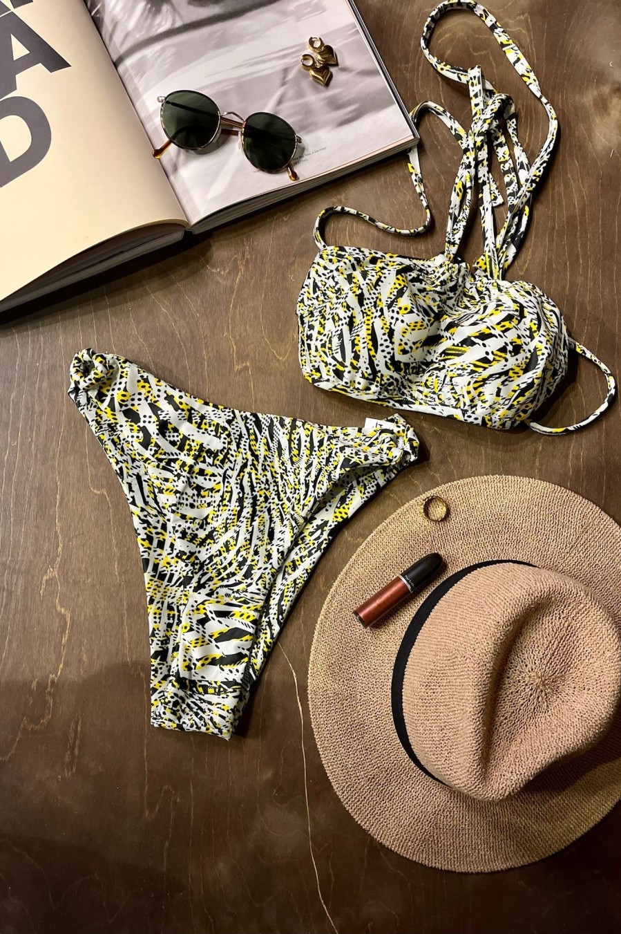 ΜΑΓΙΟ ΜΠΙΚΙΝΙ DOTS YELLOW