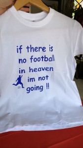 Μπλουζάκι λευκό κοντομάνικο football in heaven