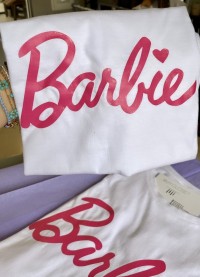 Μπλουζάκι λευκό Barbie  _0