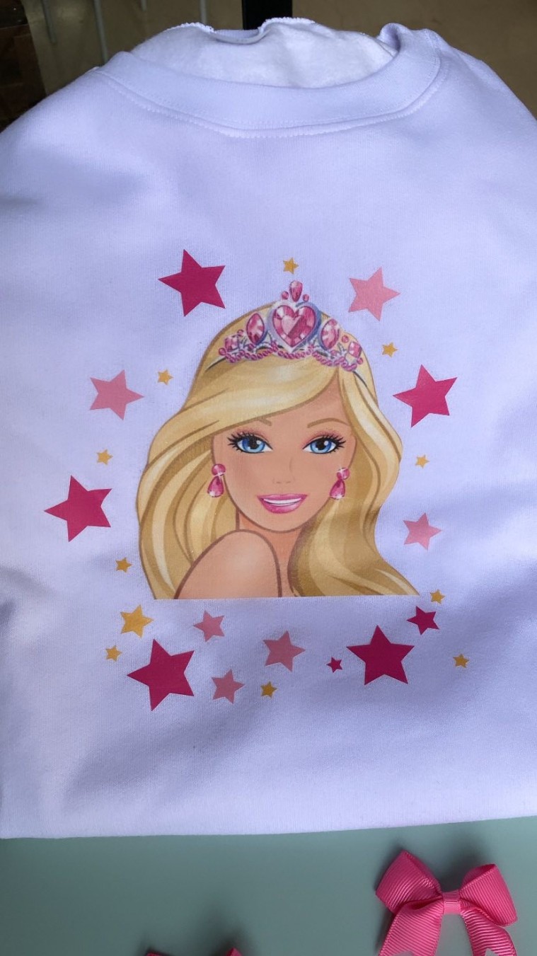 Παιδικό φούτερ Barbie αστεράκια 