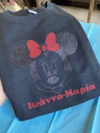 Παιδικό φούτερ Minnie Mouse glitter