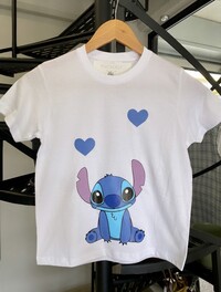Σετ λαμπάδα με μπλουζάκι Stitch 
