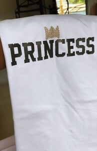 Μπλουζάκι λευκό κοντομάνικο PRINCESS