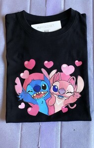 Σετ λαμπάδα με κοντομάνικο μπλουζάκι Stitch και Lilo