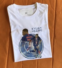 Μπλουζάκι λευκό κοντομάνικο Kylian Mbappe