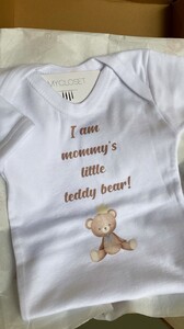 Φορμάκι λευκό mommy's little bear 