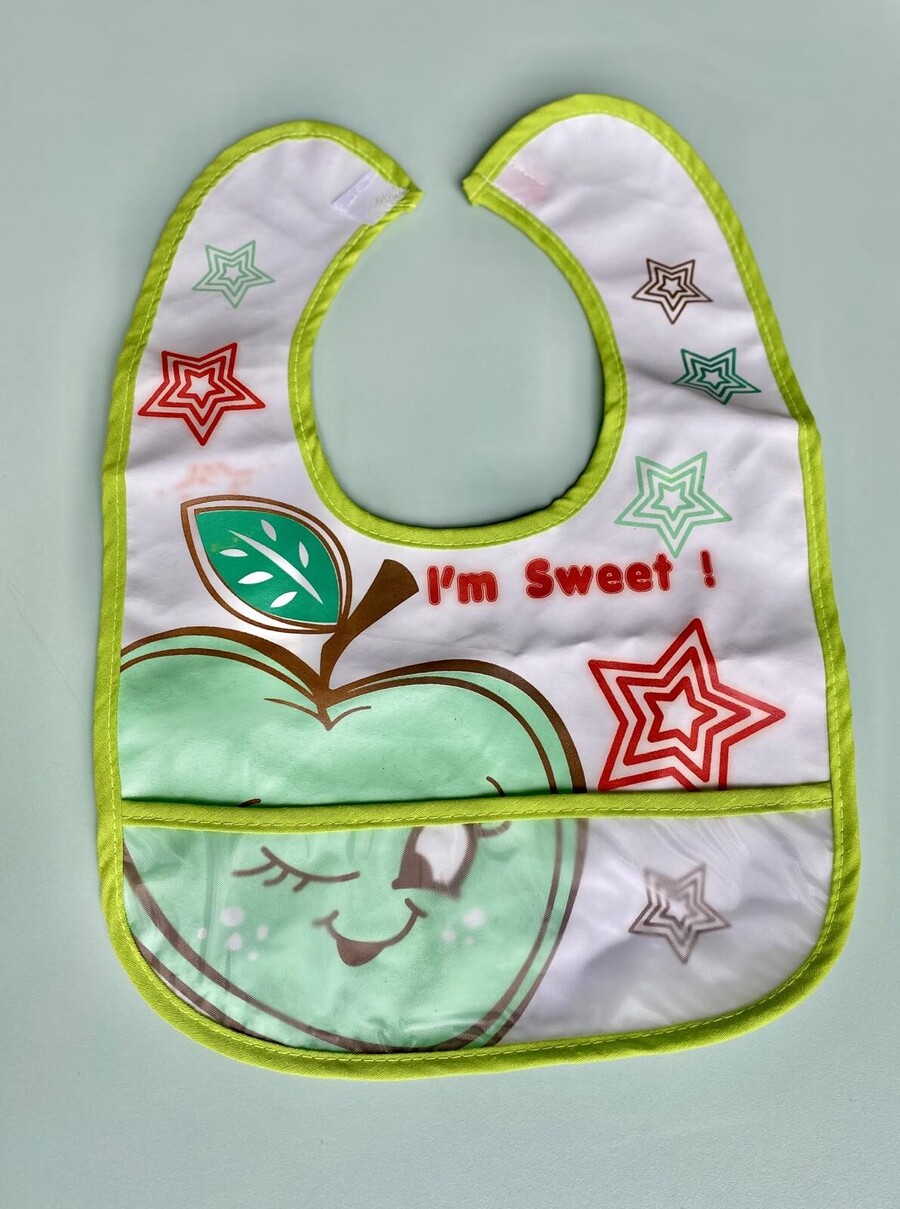 Σαλιάρα αδιάβροχη με θήκη <<I'm Sweet>>