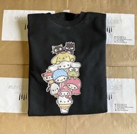 Φούτερ παιδικό μαύρο Kitty Sanrio παγωτό 