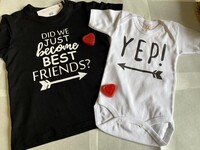 Σετ μπλουζάκια για αδερφάκια Did we just become best friends ?