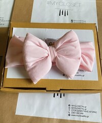ΚΟΡΔΕΛΑ PILLOW BOW - ΡΟΖ