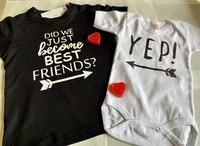Σετ μπλουζάκια για αδερφάκια Did we just become best friends ?