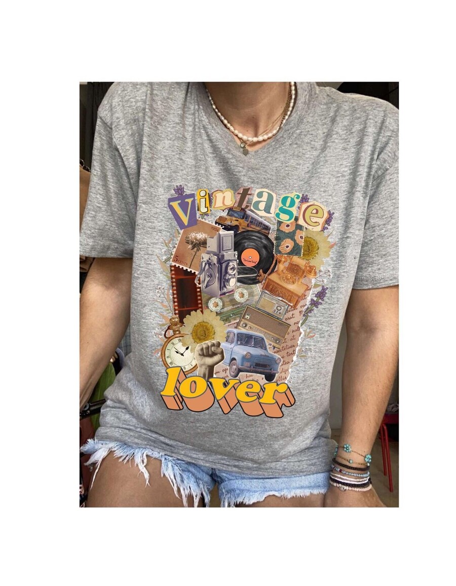 Μπλούζα κοντομάνικη vintage lover
