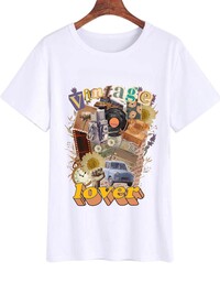 Μπλούζα κοντομάνικη vintage lover