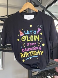 Μπλουζάκι κοντομάνικο Glow Birthday 