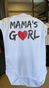 Φορμάκι κοντομάνικο MAMA'S GIRL / κόκκινη καρδιά 