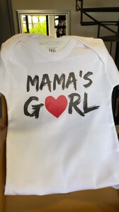Φορμάκι κοντομάνικο MAMA'S GIRL / κόκκινη καρδιά 