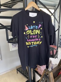 Μπλουζάκι κοντομάνικο Glow Birthday 