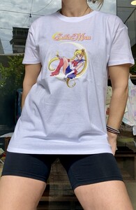 Μπλούζα κοντομάνικη Sailor Moon φεγγάρι 